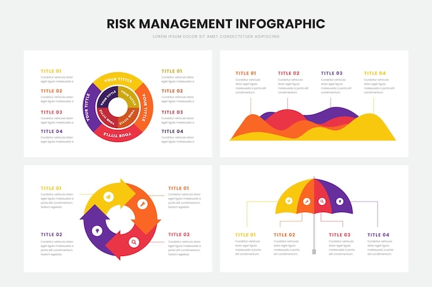 Free Vector | Risk Management Infographic Template