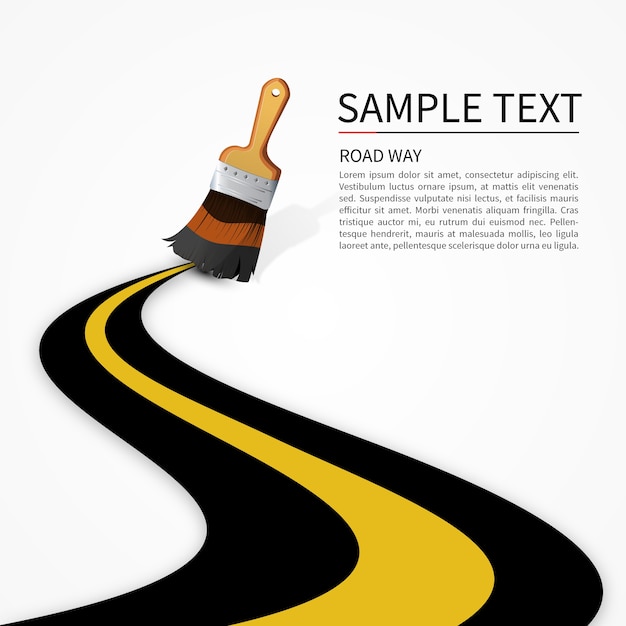 Free Vector Road Template