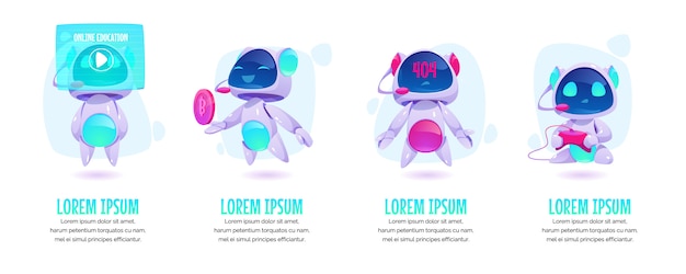 Download Free Download This Free Vector Robot Assistant Set Use our free logo maker to create a logo and build your brand. Put your logo on business cards, promotional products, or your website for brand visibility.