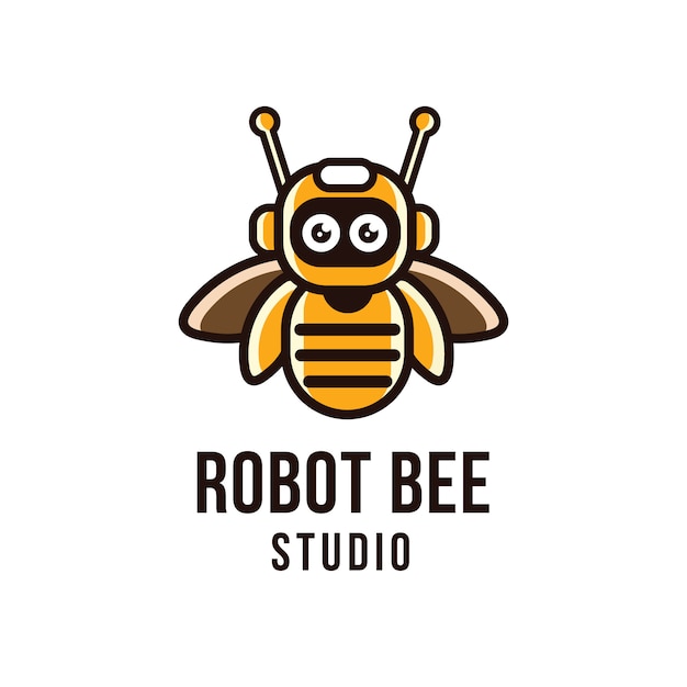 Download Free Robot Bee Studio Logo Template Premium Vector Use our free logo maker to create a logo and build your brand. Put your logo on business cards, promotional products, or your website for brand visibility.