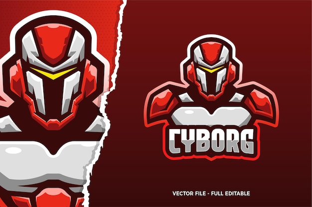 Premium Vector Robot E Sport Game Logo Template