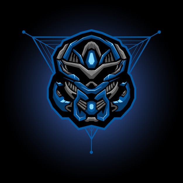 Download Free Robot Head Esports Logo Robot Head Gaming Mascot Premium Vector Use our free logo maker to create a logo and build your brand. Put your logo on business cards, promotional products, or your website for brand visibility.