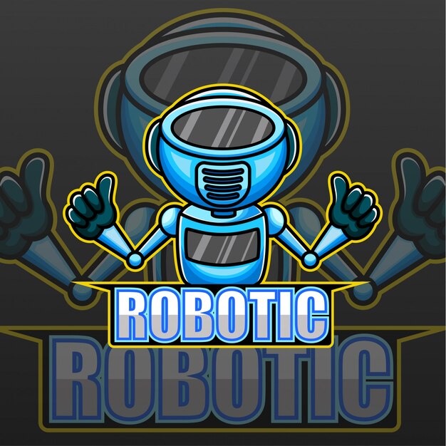 Premium Vector | Robotic esport