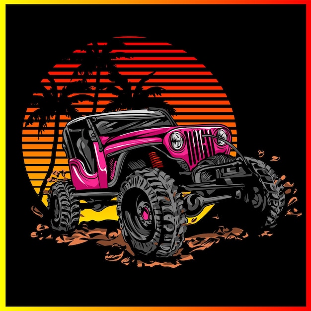 rock crawler scribble off road 4x4