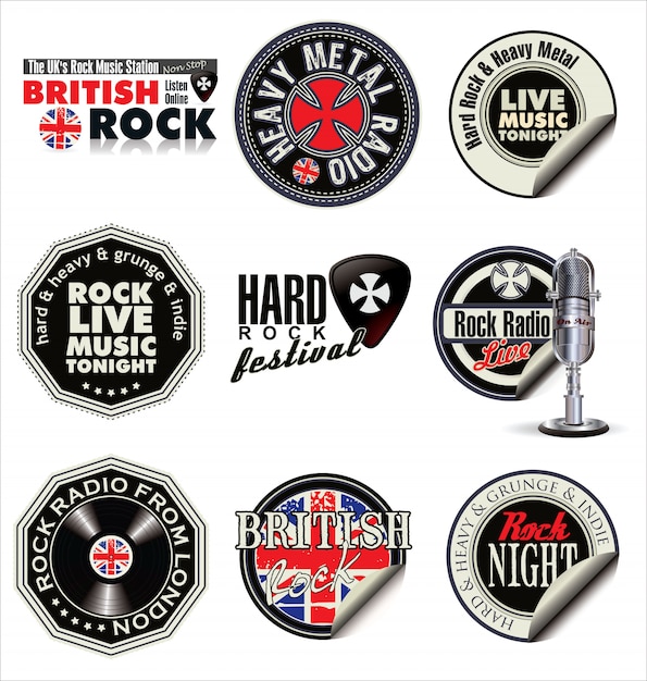 premium-vector-rock-music-labels