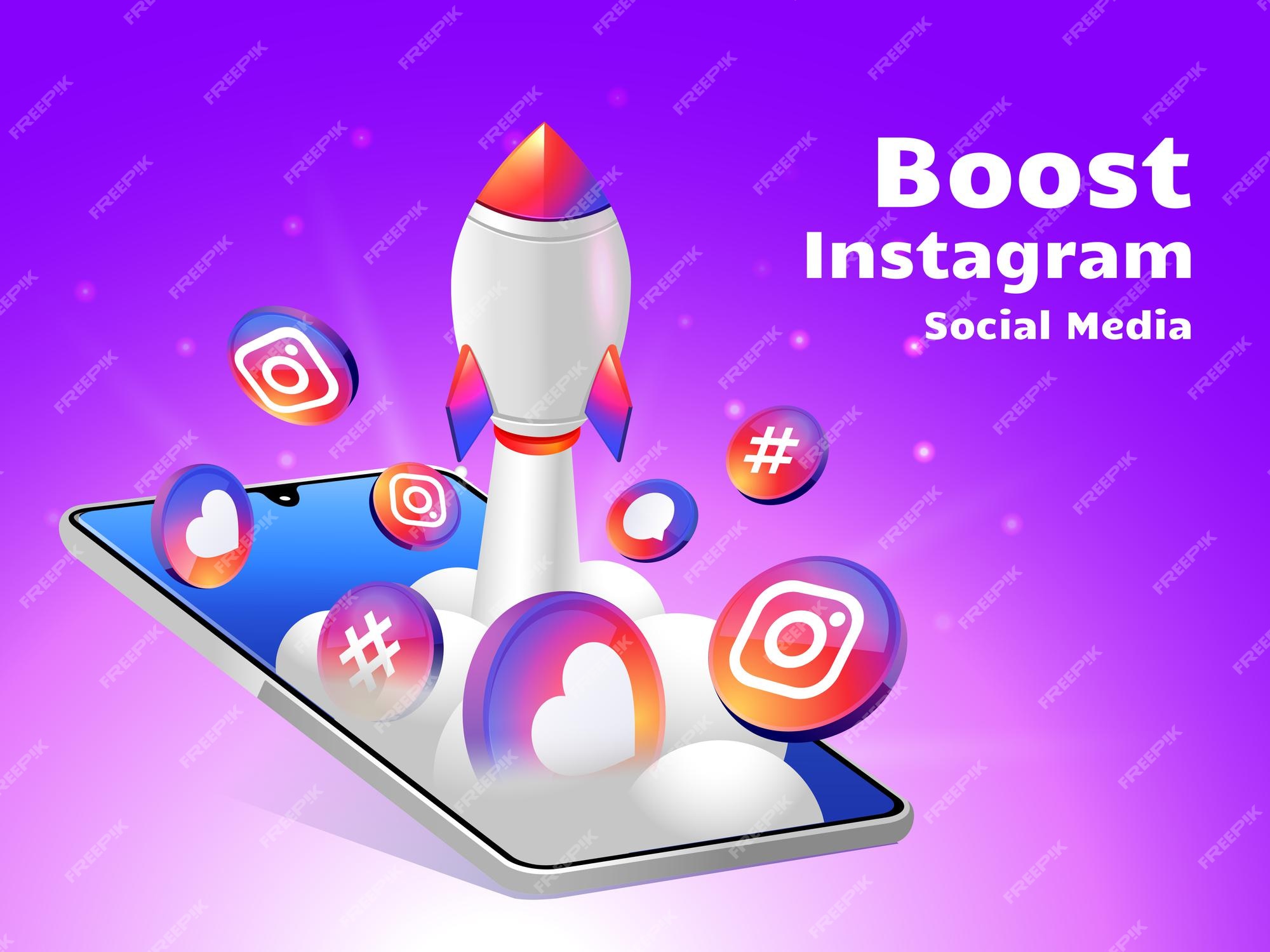 premium-vector-rocket-boosting-social-media-instagram-with-smartphone