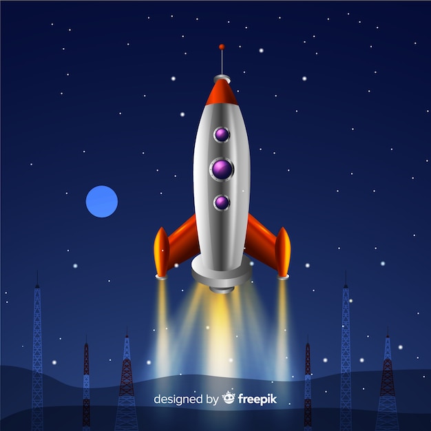 Download Free Vector | Rocket