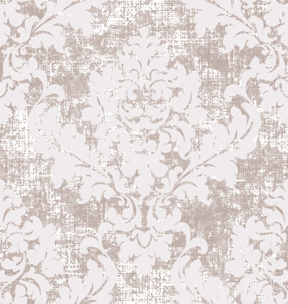 Premium Vector | Rococo texture pattern