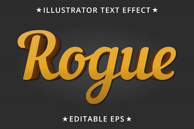 Download Free Rogue Editable Text Style Effect Premium Vector Use our free logo maker to create a logo and build your brand. Put your logo on business cards, promotional products, or your website for brand visibility.
