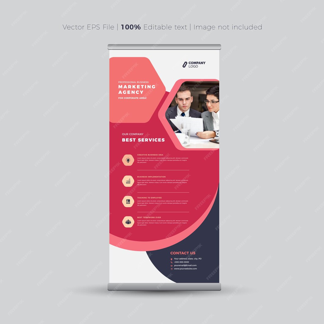 premium-vector-rollup-banner-design-stand-up-banner-vertical