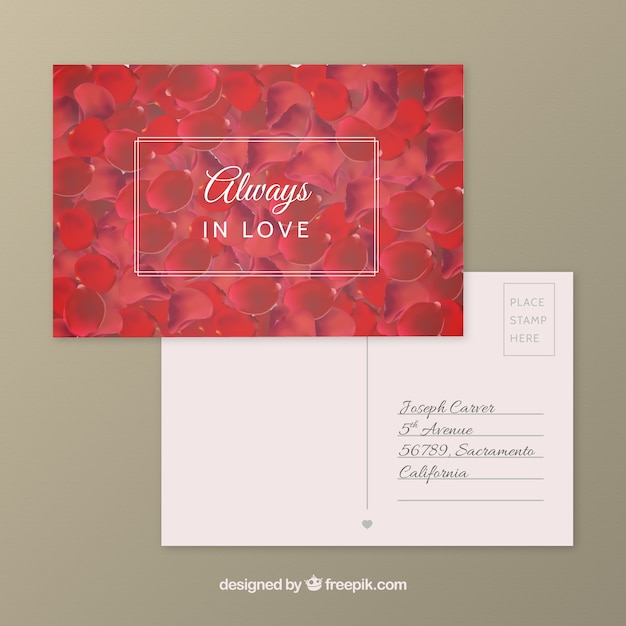 Postcard Romantic