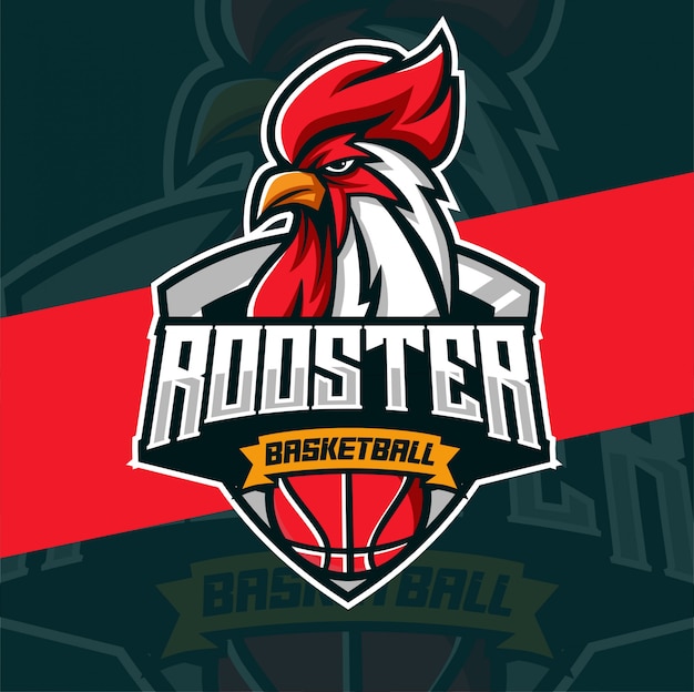 Download Free Rooster Mascot Basketball Esport Logo Premium Vector Use our free logo maker to create a logo and build your brand. Put your logo on business cards, promotional products, or your website for brand visibility.