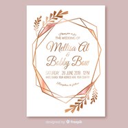 Rose Gold Invitation Template Free FREE PRINTABLE TEMPLATES