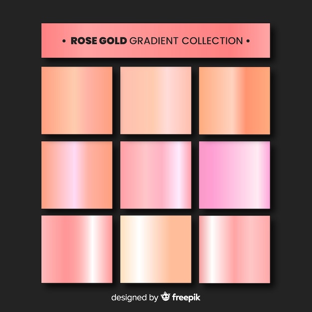 rose gold gradient illustrator free download