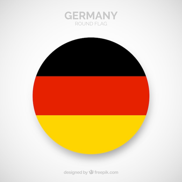 Download Round flag of germany Vector | Free Download