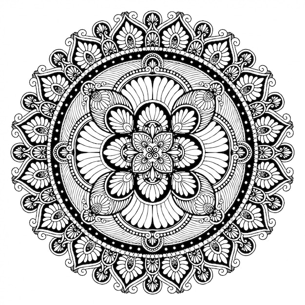 Free Free Round Mandala Svg 666 SVG PNG EPS DXF File