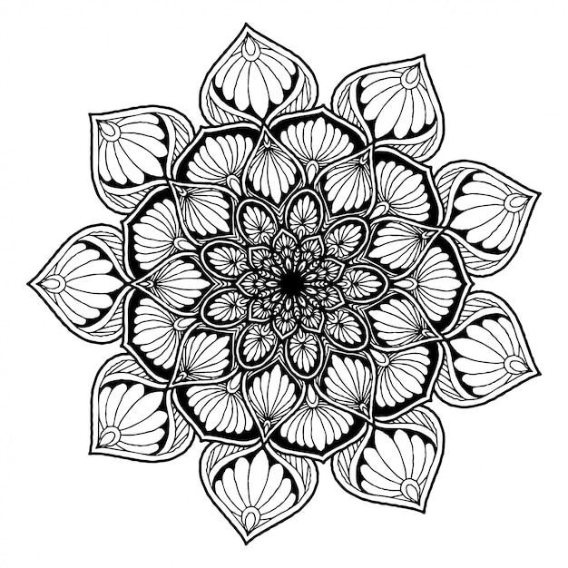 Download Round Mandala Svg For Crafters - Layered SVG Cut File ...