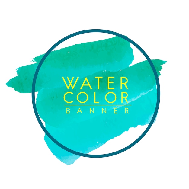 Download Free Download Free Round Green Watercolor Banner Vector Vector Freepik Use our free logo maker to create a logo and build your brand. Put your logo on business cards, promotional products, or your website for brand visibility.