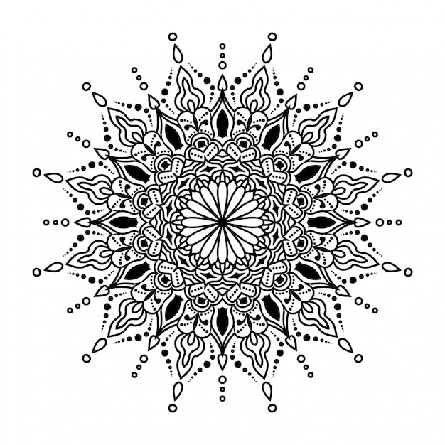 Free Free Round Mandala Svg 666 SVG PNG EPS DXF File