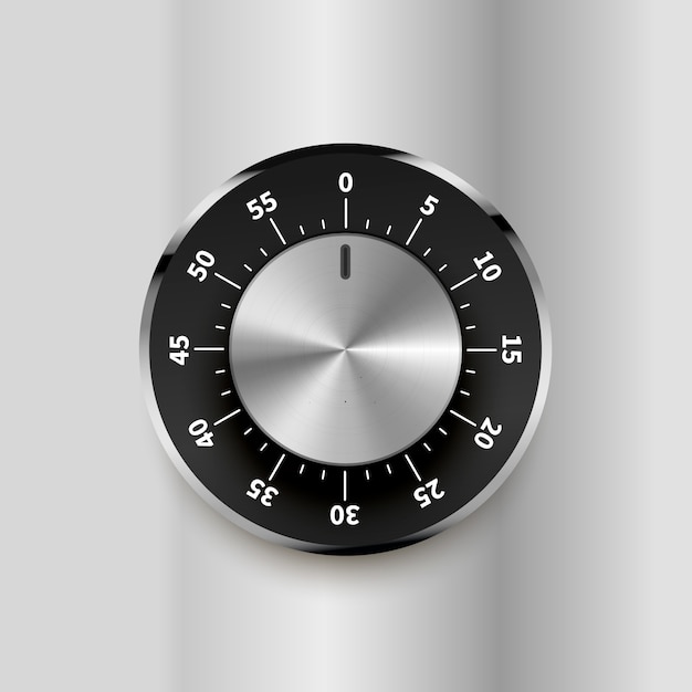 Premium Vector | Round safe lock with numbers on bright metallic background