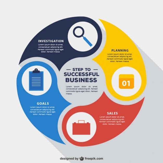 Premium Vector Rounded Infographic Business Search for an image and copy its link. https www freepik com profile preagreement getstarted 831592