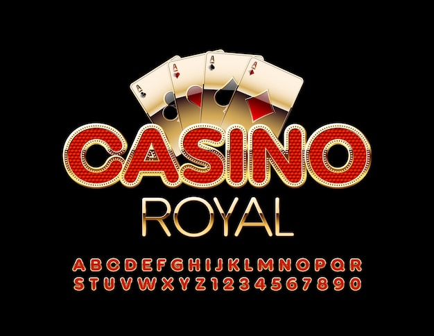 casino type font