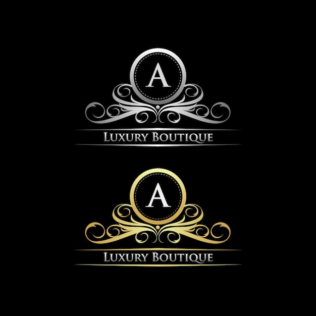 Download Free Royal Gold And Silver Luxury Boutique Logo Premium Vector Use our free logo maker to create a logo and build your brand. Put your logo on business cards, promotional products, or your website for brand visibility.