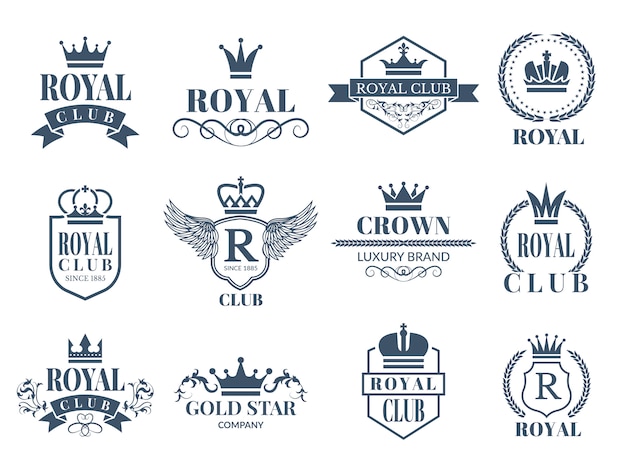 Download Free Royal And Luxury Badges Set Premium Vector Use our free logo maker to create a logo and build your brand. Put your logo on business cards, promotional products, or your website for brand visibility.