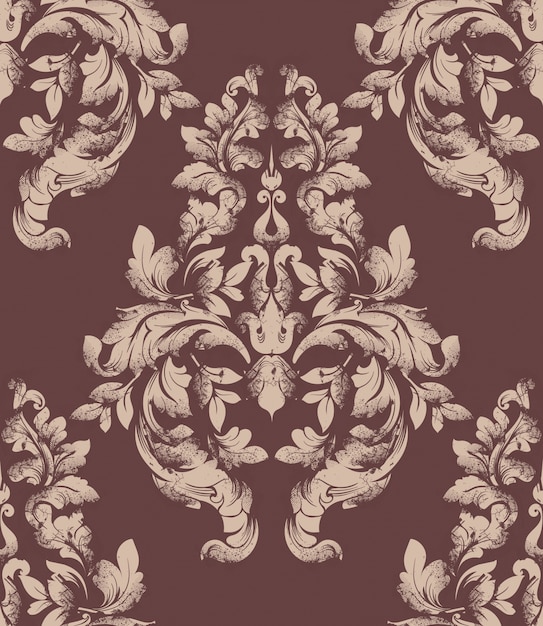 Premium Vector | Royal ornament fabric background