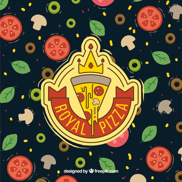 Royal pizza badge