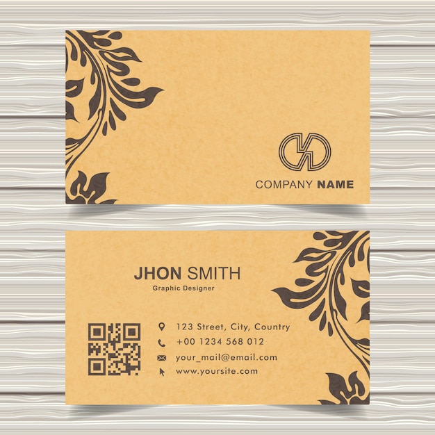 Download Free Royal Yellow Business Card Design Premium Vector Use our free logo maker to create a logo and build your brand. Put your logo on business cards, promotional products, or your website for brand visibility.
