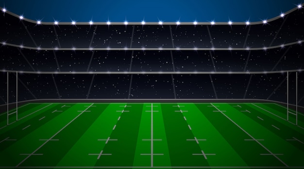 Rugby football stadium | Premium Vector