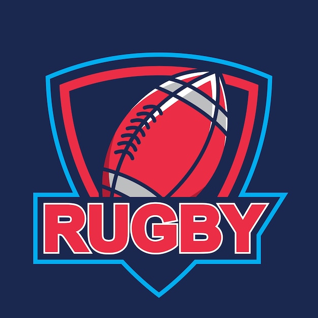 Premium Vector | Rugby logo, american logo sport