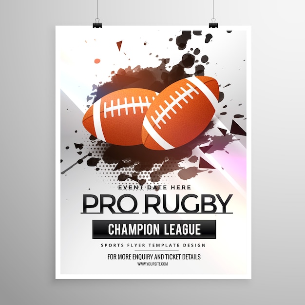 Rugby poster