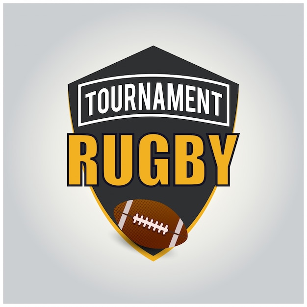 Free Vector Rugby Tournament Logo