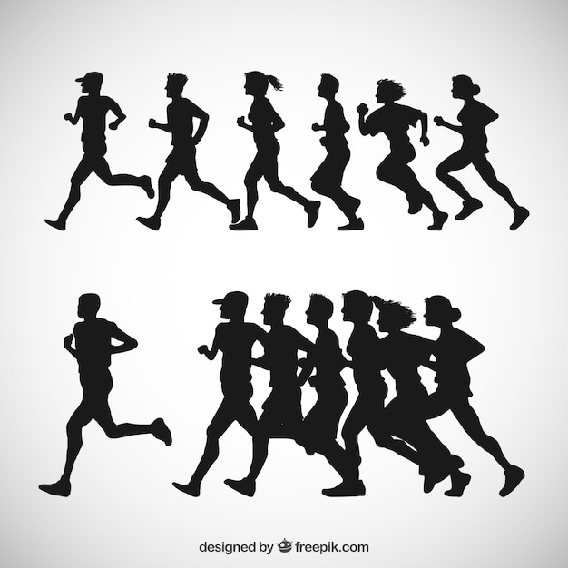 free vector clipart runners - photo #14