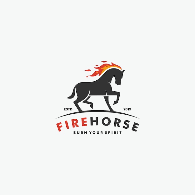 Download Free Running Horse With Flame Fire Logo Premium Vector Use our free logo maker to create a logo and build your brand. Put your logo on business cards, promotional products, or your website for brand visibility.