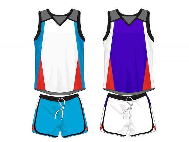 Download Premium Vector Running Jersey Tank Top Sport Illustration