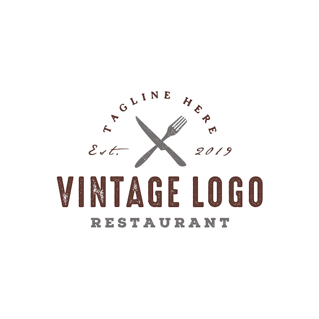 Download Free Rustic Vintage Restaurant Logo Design Premium Vector Use our free logo maker to create a logo and build your brand. Put your logo on business cards, promotional products, or your website for brand visibility.
