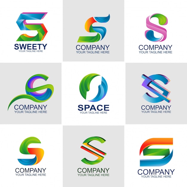 Download Free S Letter Logo Set Elements Premium Vector Use our free logo maker to create a logo and build your brand. Put your logo on business cards, promotional products, or your website for brand visibility.