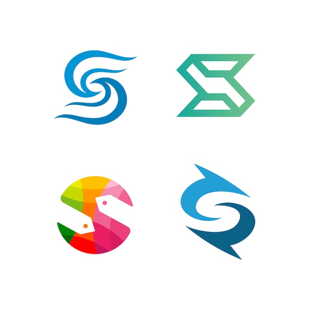 S logo collection | Premium Vector