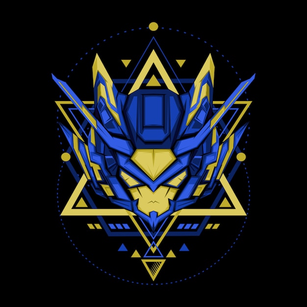 Download Free Sacred Geometry Blue Yellow Robot Premium Vector Use our free logo maker to create a logo and build your brand. Put your logo on business cards, promotional products, or your website for brand visibility.