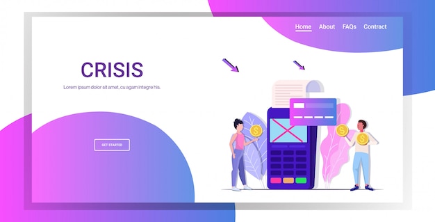 悲しいビジネスマンドルコインクレジットカードpos端末赤十字拒否支払いトランザクション金融危機破産 プレミアムベクター