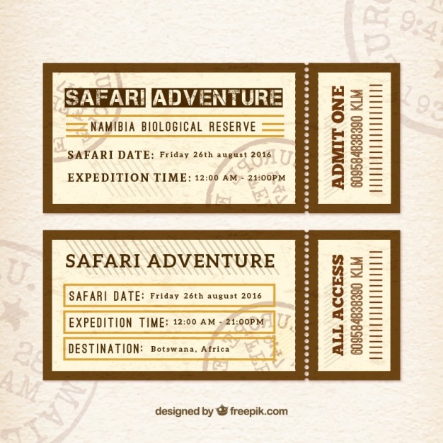 free safari park tickets