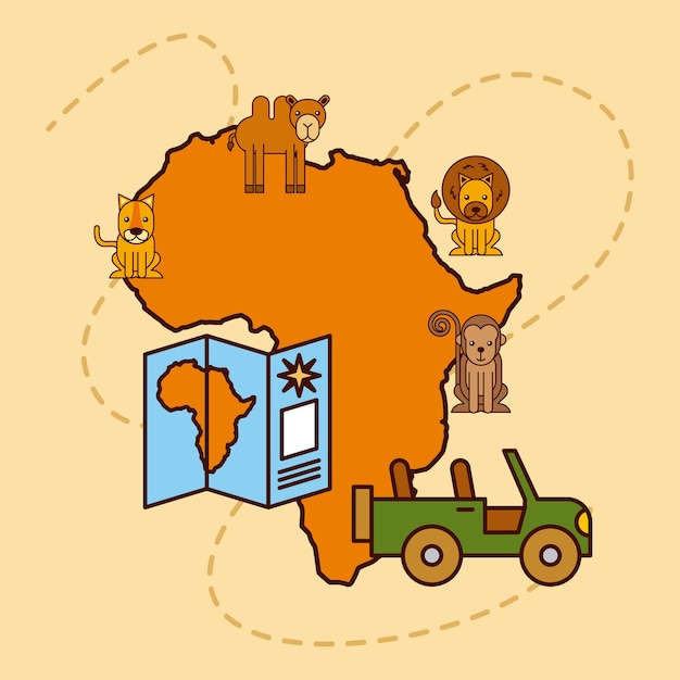 Download Free Safari Map Africa Animals Wildlife Jeep Symbol Premium Vector Use our free logo maker to create a logo and build your brand. Put your logo on business cards, promotional products, or your website for brand visibility.