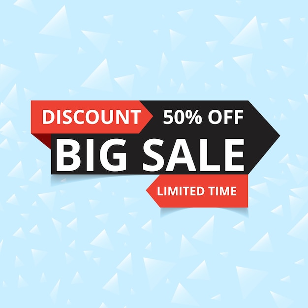 Download Free Vector | Sale banner design template