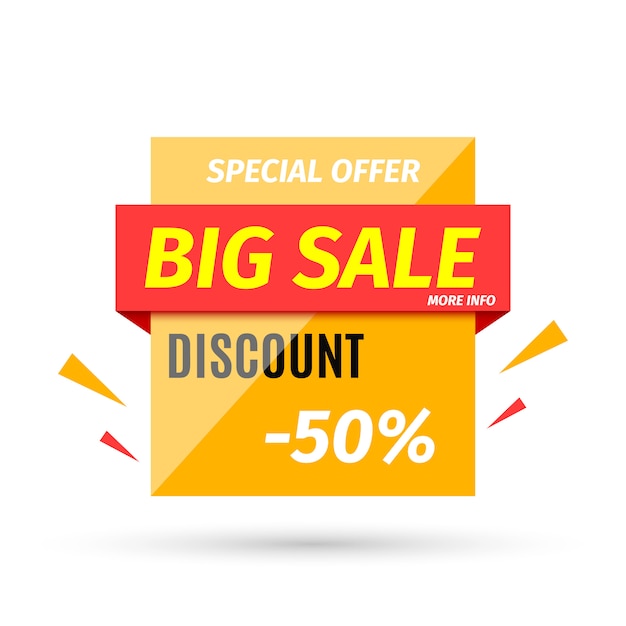 Premium Vector Sale Banner Illustration