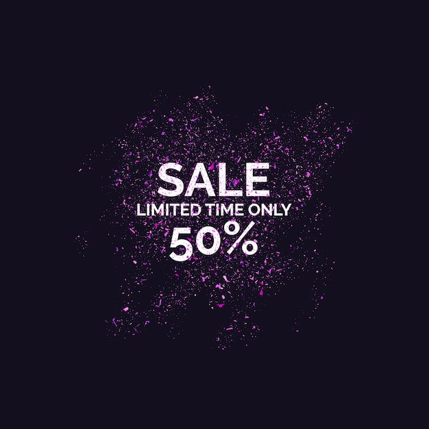 premium-vector-sale-banner-purple-glitter-shiny-particles-on-a-dark-background-vector