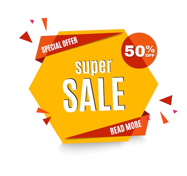 Premium Vector | Sale banner.