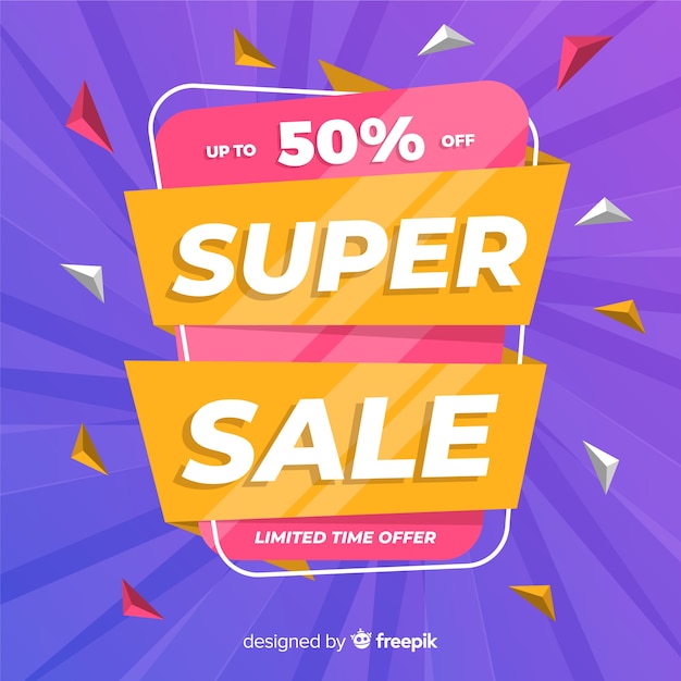 Free Vector | Sale banner